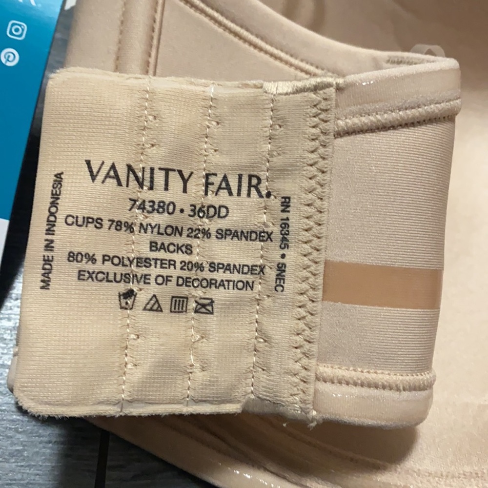 COPY - NWT size 36DD Vanity Fair Womens Beauty Back Underwire Smoothing Straple… - Picture 6 of 6